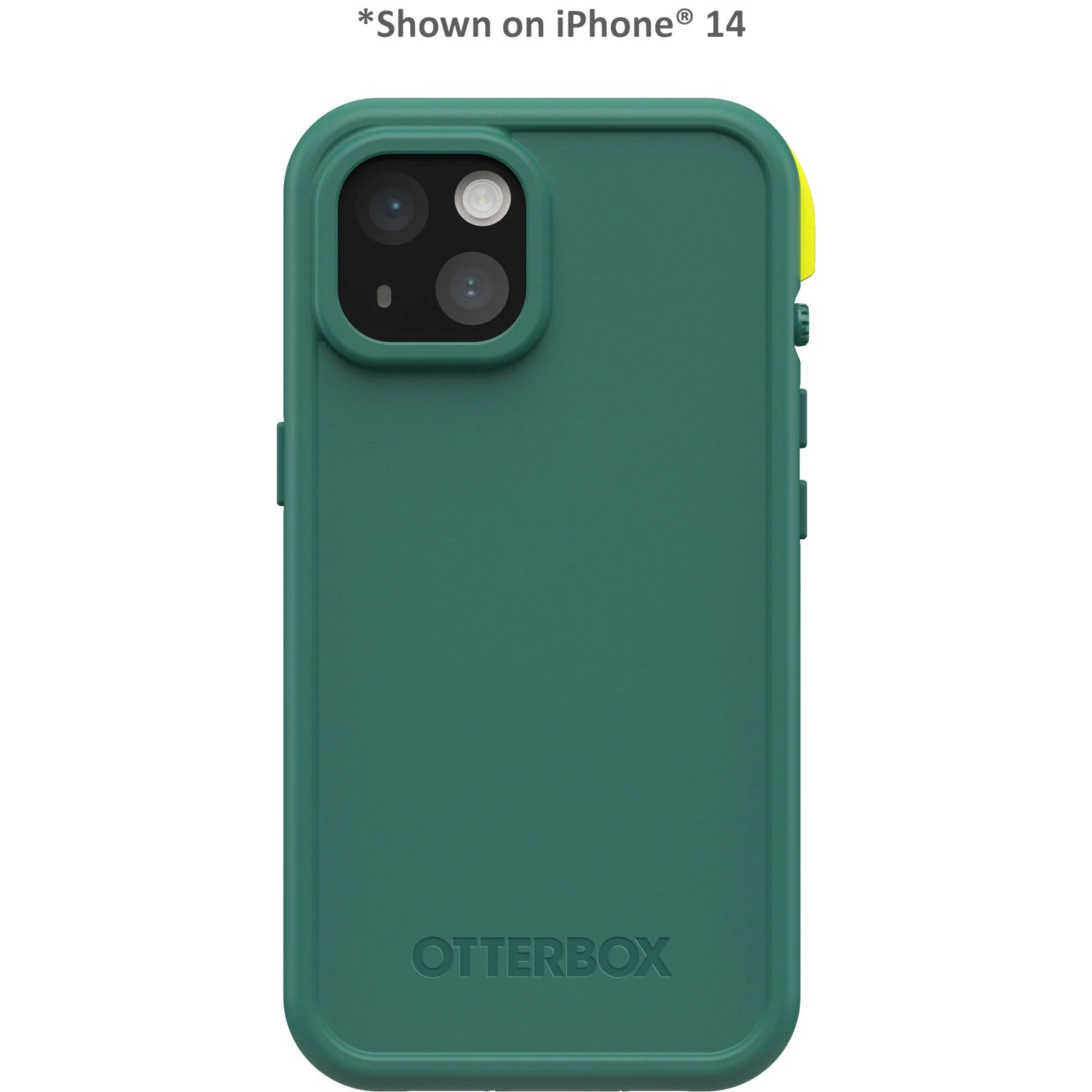 OtterBox Fre MagSafe Apple iPhone 15 Pro (6.1″) Case Pine (Green) – (77-93406), DROP+ 5X Military Standard,2M WaterProof,Built-In Screen Protector