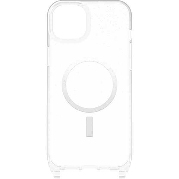 OtterBox React Necklace MagSafe Apple iPhone 15 Plus / iPhone 14 Plus (6.7") Case Stardust (Clear Glitter) - (77-93583), DROP+ Military Standard