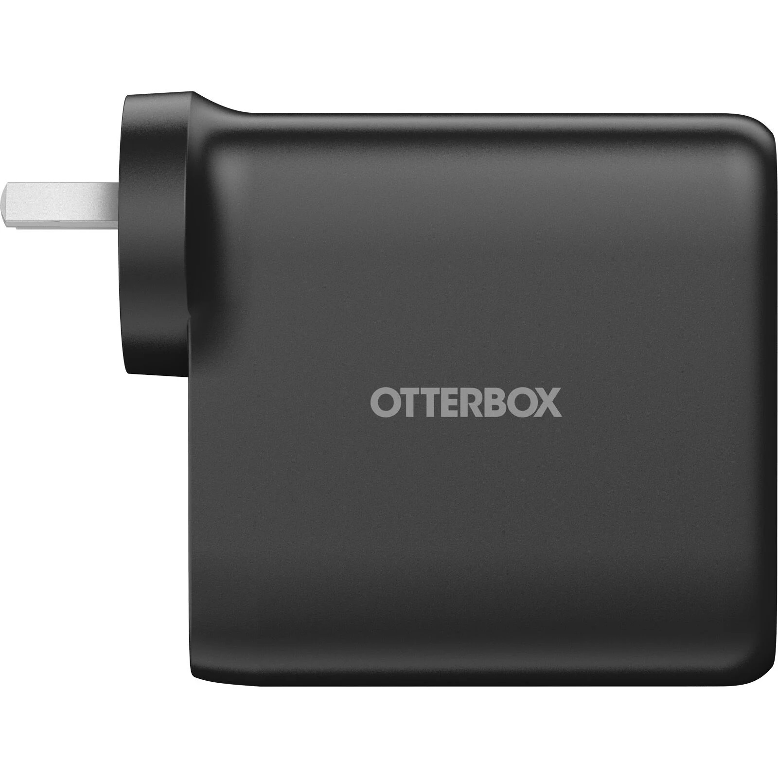 OtterBox 100W Four Port USB-C (Type I) PD Fast GaN Wall Charger – Black (78-81355), Dual USB-C (100W+18W), Dual USB-A (18W), Compact, Laptop Charger