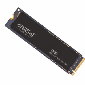Crucial T500 1TB Gen4 NVMe SSD - 7300/6800 MB/s R/W 600TBW 1440K IOPs 1.5M hrs MTTF Acronis True Image Adobe Creative Cloud for PS5