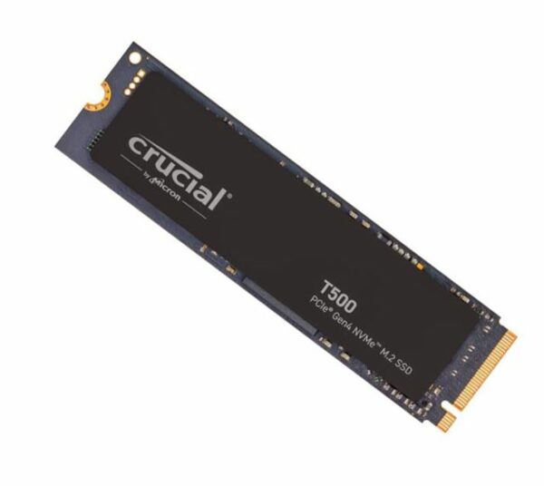 Crucial T500 1TB Gen4 NVMe SSD - 7300/6800 MB/s R/W 600TBW 1440K IOPs 1.5M hrs MTTF Acronis True Image Adobe Creative Cloud for PS5 ~MZ-V8P1T0BW