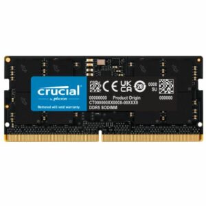 Crucial 16GB (1x16GB) DDR5 SODIMM 5200MHz C42 1.1V Notebook Laptop Memory