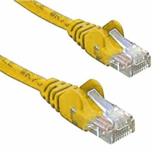 8ware CAT5e Cable 5m - Yellow Color Premium RJ45 Ethernet Network LAN UTP Patch Cord 26AWG CU Jacket