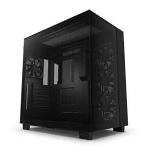 Matte Black H9 Flow Mid Tower Chassis