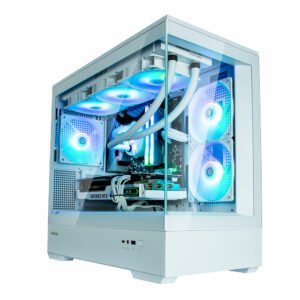 Zalman P30 WHITE, Mini-Tower, Tempered Glass, Drive Bays: 1×3.5″/2.5″, 1×2.5″, Expansion Slot: 5, Motherboard Support: mATX/Mini-ITX, Pre-Installed Fan: 3x120mm, ARGB, White, 1 Year Warranty