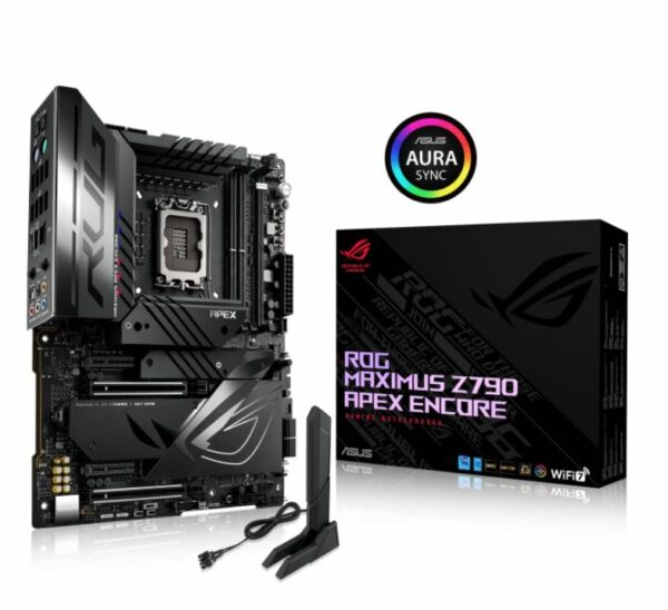 ASUS Z790 ROG MAXIMUS Z790 APEX ENCORE (14th Gen) Intel LGA1700 ATX Motherboard, WIFI7,  96GB, 2x DDR5, PCIe 5.0 slot ,5x M.2 Slots