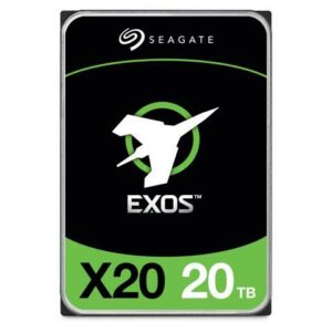 Seagate Exos X20 ENTERPRISE 512E/4KN INTERNAL 3.5" SATA DRIVE, 20TB, 6GB/S, 7200RPM, 5YR WTY