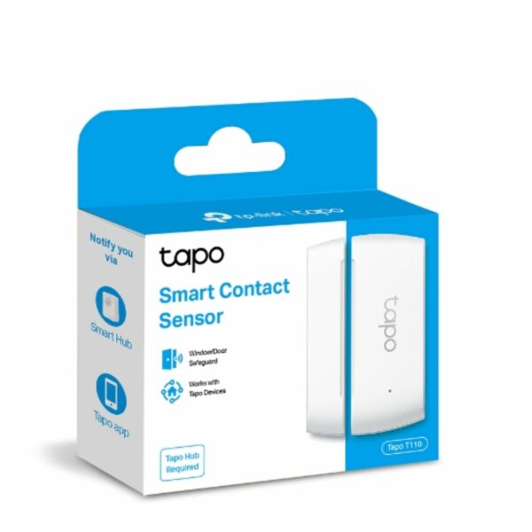 TP-Link Tapo Smart Contact Sensor, Window/Door Safeguard, Instant App Notification, Smart Action Support (Tapo T110)