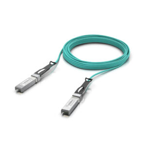 Ubiquiti 25 Gbps Long-Range Direct Attach Cable, Long-range SFP28, 10m Length, Support 25/10/1 Gbps, PVC Cable Jacket, Aqua Color