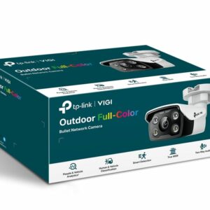 TP-Link VIGI 5MP C350(4mm) Full-Colour Bullet Network Camera, 4mm Lens, Two-Way Audio, Smart Detection, 3YW
