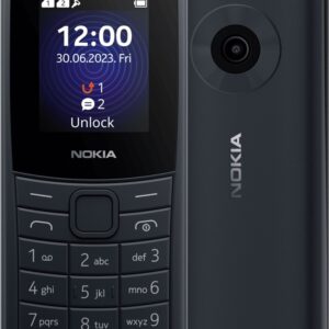 Nokia 110 4G 128MB - Midnight Blue (1GF018NPE1L01)*AU STOCK*, 1.8", 48MB/128MB, Dual SIM, 1450mAh, 2YR
