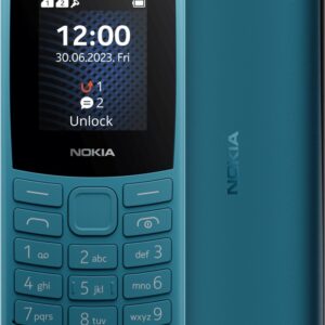 Nokia 105 4G (2023) - Ocean Blue (1GF018VPG1L01)*AU STOCK*, 1.8", Dual SIM, 1450mAh, 2YR