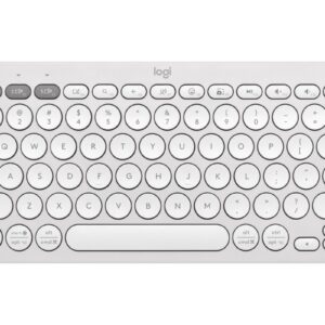 Logitech PEBBLE KEYS 2 K380S Slim, minimalist Bluetooth® Wireless Keyboard with customizable keys (Graphite)