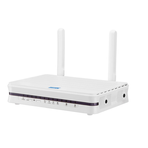 Billion BiPAC8207AX  V/ADSL2+ Wi-Fi 6 AX1500 VPN Firewall Router, Dual-band Wireless Access Point And 4-port Gigabit Ethernet LAN, White