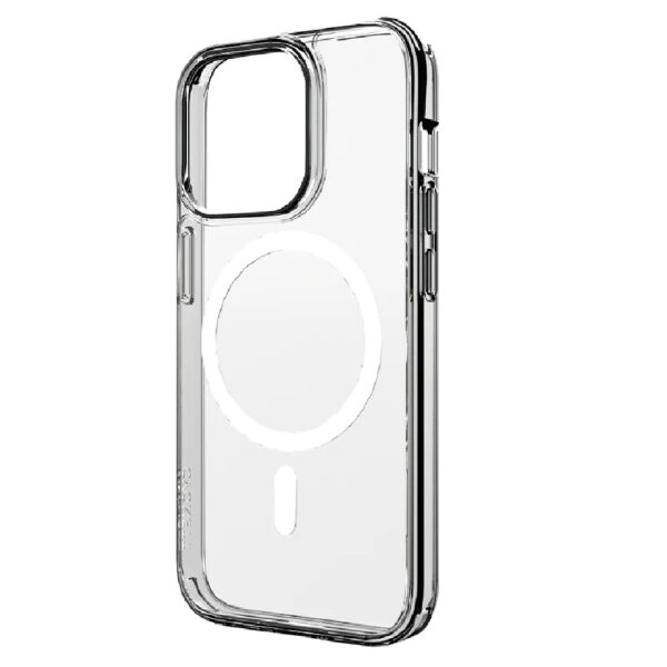 Cygnett AeroMag Apple iPhone 15 Pro (6.1") Magnetic Clear Case - (CY4580CPAEG),Raised Edges,TPU Frame,Hard-Shell Back,Magsafe Compatible,4FT DropProof