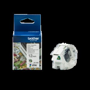 Brother CZ-1002 Full Colour continuous label roll, 12mm wide to Suit VC-500W