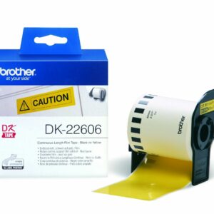 Brother YellowConti Film Roll 62mmX15.24m Continuous QLprts