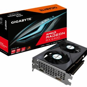 Gigabyte AMD Radeon RX 6400 EAGLE 4G Video Card GDDR6,PCI-E 4.0,DisplayPort 1.4 x1 HDMI 2.1 x1