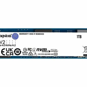 Kingston Nv2 1TB M.2 NVMe PCIe 4.0 SSD - 3500/2100MB/s 320TBW 1.5 Million Hrs M.2 2280 3Y WTY