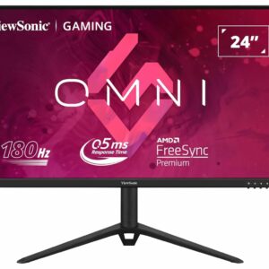 ViewSonic VX2428 24” 180Hz 0.5ms, Fast IPS, Crisp Image and Smooth play. VESA Clear MR certified, Freesync, Adaptive Sync, Speakers, Monitor