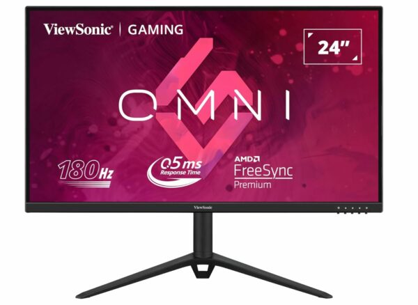 ViewSonic VX2428 24” 180Hz 0.5ms, Fast IPS, Crisp Image and Smooth play. VESA Clear MR certified, Freesync, Adaptive Sync, Speakers, Monitor
