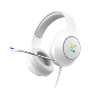 Zalman ZM-HPS310 WH, Gaming Headset, Surround, Over-Ear, Wired, USB, RGB, White, 1 Year Warranty