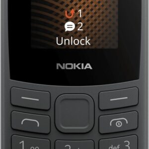 Nokia 105 4G (2023) - Charcoal (1GF018VPA1L01)*AU STOCK*, 1.8", Dual SIM, 1450mAh, 2YR