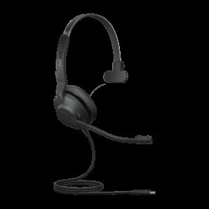 Jabra Evolve2 30 SE Wired USB-C UC Mono Headset, Lightweight  Durable, Noise Isolating Ear Cushions, Clear Calls, 2Yr Warranty