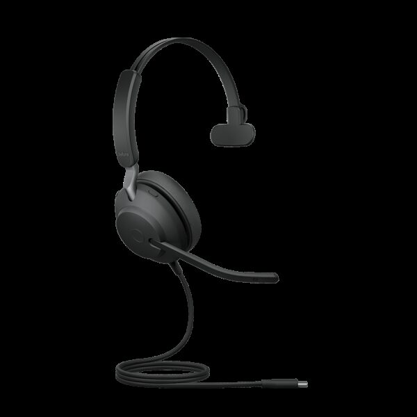 Jabra Evolve2 40 SE Wired USB-C UC Mono Headset, 360° Busy Light, Noise Isolationg Ear Cushions, 2Yr Warranty