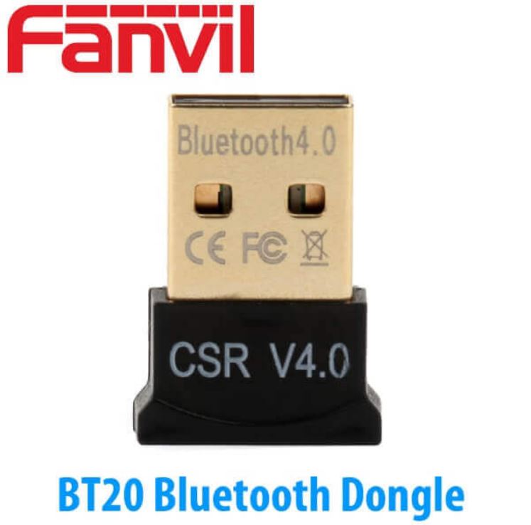 Fanvil BT20 Bluetooth Dongle - Compatible with Fanvil X4U,X5U,X6U V4.0, For connecting IP phones to available Bluetooth headset