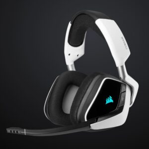 Corsair VOID Elite White USB Wireless Premium Gaming Headset with 7.1 Audio. Headphone