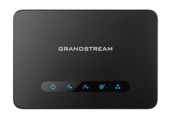 Grandstream HT812 FXS ATA, 2 Port Voip Gateway, Dual GbE Network