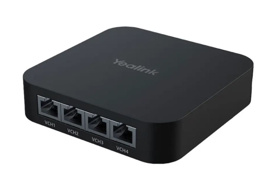 Yealink RCH40 4-Port PoE Switch, Used For Connecting Yealink Meeting Room Cameras, Microphones  Speakers