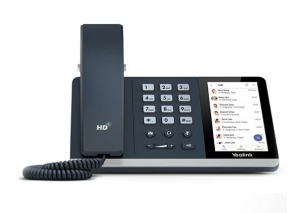 Yealink T55A -Skype For Business Edition, IP Phone, 4.3" Screen, HD Voice, USB, Dual Gigabit,  (Power Adapter  Wall Mount Bracket Optional)