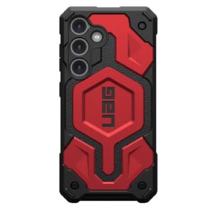 UAG Monarch Samsung Galaxy S24 5G (6.2") Case - Crimson (214411119494), 20ft. Drop Protection (6M), Multiple Layers, Tactical Grip, Rugged