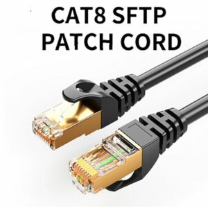 8Ware CAT8 Cable 0.5m (50cm) - Grey Color RJ45 Ethernet Network LAN UTP Patch Cord Snagless