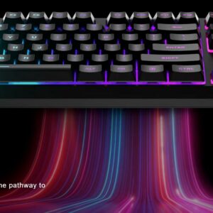 CORSAIR K55 CORE RGB  Gaming Keyboard Dynamic Five Zone RGB, Six Macro Keys Spill Resistant. 6 onbaord Effects, ICUE, 2024
