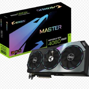 Gigabyte GeForce RTX™ 4080 SUPER AORUS MASTER 16G GDDR6X Video Card 2625 MHz PCIE4.0x16 DP1.4a *3 HDMI 2.1 *1