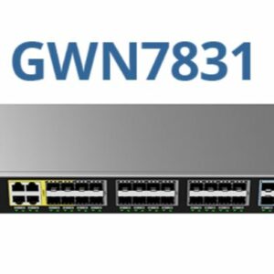 Grandstream GWN7831 Enterprise Layer 3 Managed Aggregation Switch, 20 x SFP, 4 x SFP/GigE Combo, 4 x SFP+, Redundant PSU