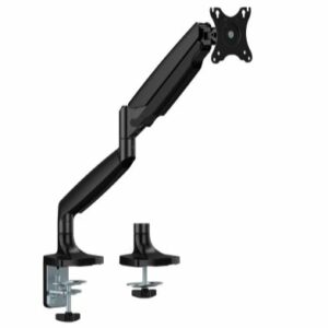 Brateck LDT82-C012 SINGLE SCREEN HEAVY-DUTY GAS SPRING MONITOR ARM For most 17"~45" Monitors, Matte Black(New)