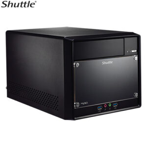 Shuttle SH610R4 XPC Cube 13L Barebone-Support Intel 13th/12th Gent, H610 chipset, 300 W,1xLAN, PCIEx 16, PCIEx 1, R4 chassis, 2x 3.5" HDD, 1x 5.25"