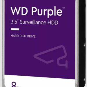 Western Digital WD Purple 8TB 3.5" Surveillance HDD 256MB Cache SATA  3-Year Limited Warranty