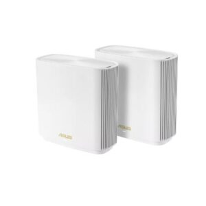 ASUS ZenWiFi XT8 V2 AX6600 WiFi 6 Tri-Band Whole-Home Mesh Routers White Colour (2 Pack)