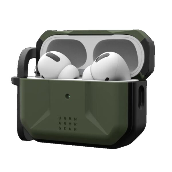 UAG Civilian Apple Airpods Pro (2nd Gen) Case - Olive Drab (104124117272), DROP+ Military Standard, Co-Mold Design, Weather-Resistant,Precise Fit