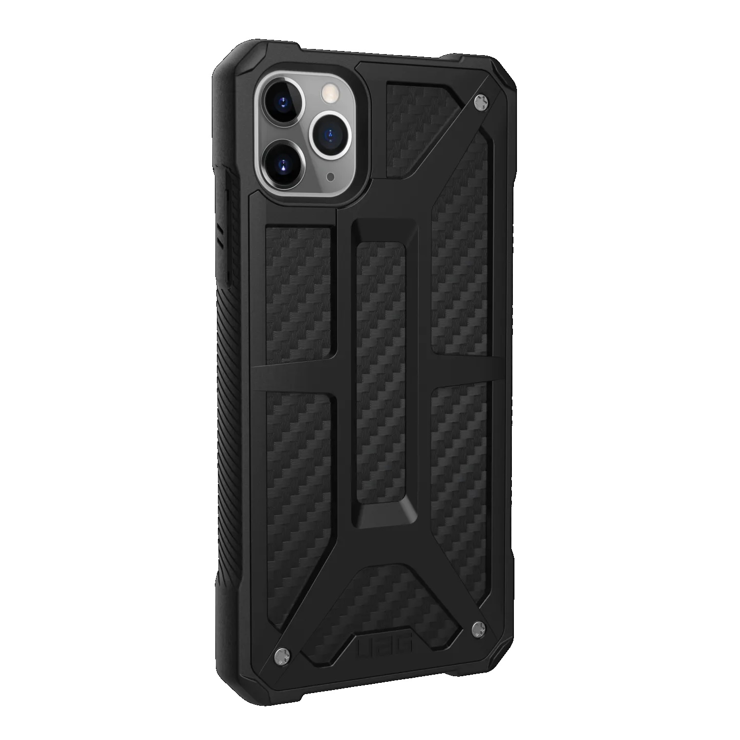 UAG Monarch Apple iPhone 11 Pro Max Case – Carbon Fiber (111721114242), Soft Impact-Resistant Core, Raised Screen Surround,Tactical Grip