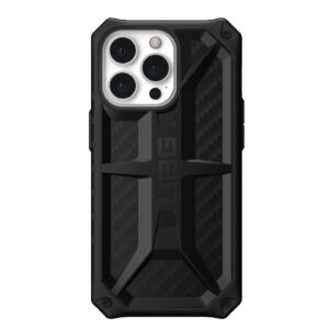 UAG Monarch Apple iPhone 13 Pro Case - Carbon Fiber (113151114242), 20ft. Drop Protection (6M), 5 Layers of Protection, Tactical Grip, Rugged