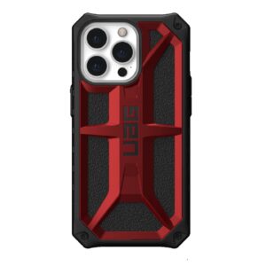 UAG Monarch Apple iPhone 13 Pro Case - Crimson (113151119494), 20ft. Drop Protection (6M), 5 Layers of Protection, Tactical Grip, Rugged