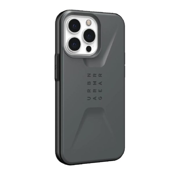 UAG Civilian Apple iPhone 13 Pro Case - Silver (11315D113333), 20 ft. Drop Protection (6M),Tactical Grip , Armor Shell, Ultra Light , Rugged