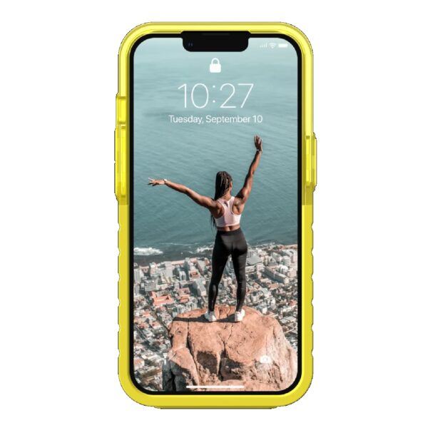 UAG [U] Dip Apple iPhone 13 Pro Case - Acid (11315U317878), 20ft. Drop Protection (6M), Inner shock Absorbing , Tactile Lower, Sculpted Ridges