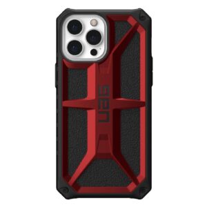UAG Monarch Apple iPhone 13 Pro Max Case - Crimson (113161119494), 20ft. Drop Protection (6M), 5 Layers of Protection, Tactical Grip, Rugged